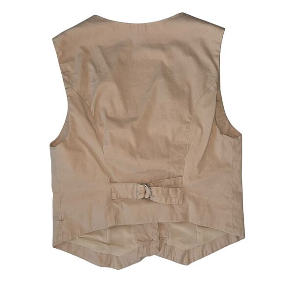 Abercrombie & Fitch Vest Top & Cargo Mini Skirt Set Pockets Size Small Tan Khaki - Picture 6 of 13